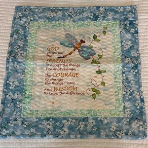Inspirational Serenity Prayer Quilted Wall Hanging